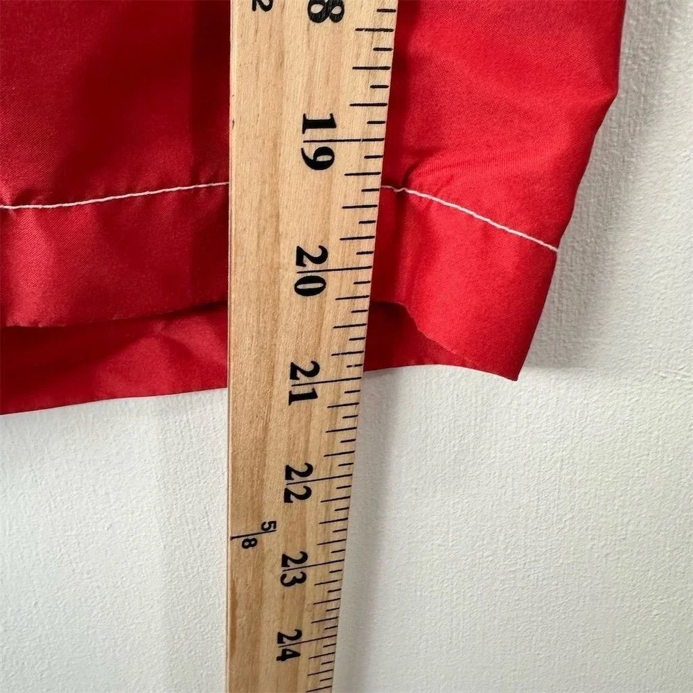 Men's Striped Swim Trunks Board Shorts Red White Blue Size M Beach‎ Resort